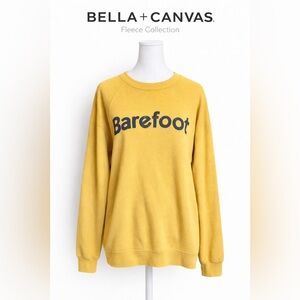 Bella Canvas Yellow Graphic Sweatshirt